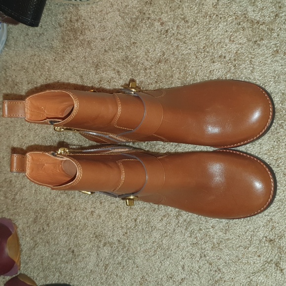 Coach Moto Heel Booties sz 6.5 - Picture 3 of 10